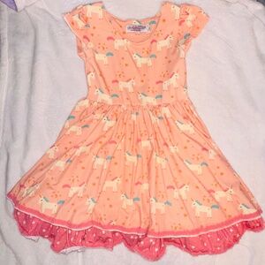 Girl August Little Unicorn Lucy Dress